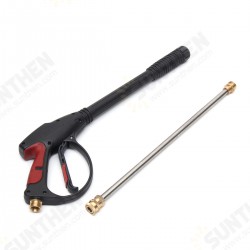 4000PSI High Pressure Spraying Gun Wand Lance Water Washer Spraying Tool 9M Hose Nozzle 5 Tips 4000PSI High Pressure Spraying Gun Wand Lance Water Washer Spraying Tool 9M Hose Nozzle 5 Tips