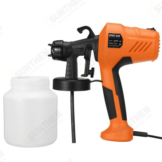 400W 800ml Electric Paint Sprayer Flow Control Airbrush Easy Spraying Painting Tool