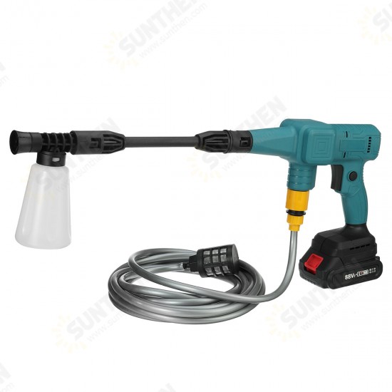 435PSI 24V Portable Car Washer Cleaner Fit Makita Cordless High Pressure Cleaning Washing Guns With Battery