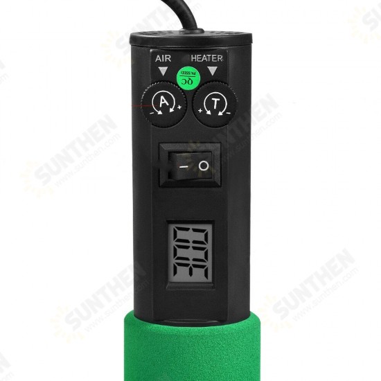 450W Portable Brushless Hot Air Guns Industrial Constant Temperature Heat Guns with LED Display