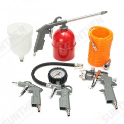 5-piece Set Of Pneumatic Sprayer Paint Tool Spraying Spray G un Set 5-piece Set Of Pneumatic Sprayer Paint Tool Spraying Spray G un Set