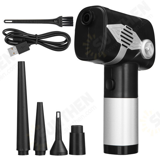 6000mAh 40000rpm Electric Brushless Hand-held Blower 3 Gears LED Display with Nozzles 6000mAh 40000rpm Electric Brushless Hand-held Blower 3 Gears LED Display with Nozzles