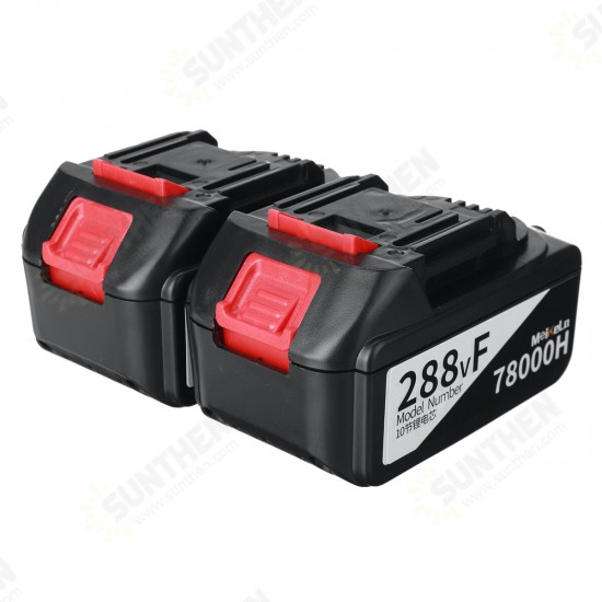 68000mAh/78000mAh Cordless High Pressure Washer Car Washing Guns Spray Washer Water Cleaner Machine W/ 1/2pcs Battery