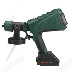 88VF 1500W Electric Spray Guns Cordless Rechargeable Paints Guns Applicator Home Improvement Craft DIY with 1pc/2pcs Li-ion Battery 88VF 1500W Electric Spray Guns Cordless Rechargeable Paints Guns Applicator Home Improvement Craft DIY with 1pc/2pcs Li-ion Battery