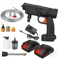 88VF Cordless High Pressure Washer Car Washing Machine Water Spayer Guns Vehicle Cleaning Tool W/ None/1/2 Battery 88VF Cordless High Pressure Washer Car Washing Machine Water Spayer Guns Vehicle Cleaning Tool W/ None/1/2 Battery