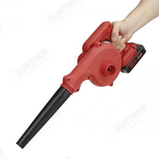 88VF Garden Cordless Air Blower Vacuum Cleaner Blower For Dust Blowing W/ None/1/2pcs Battery Also for Makita 18V Battery