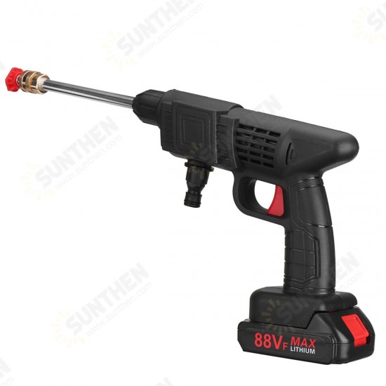 88VF High Pressure Cordless Washer Spray Guns Water Guns Cleaner With None 1pc 2Pcs 88VF Battery 88VF High Pressure Cordless Washer Spray Guns Water Guns Cleaner With None 1pc 2Pcs 88VF Battery