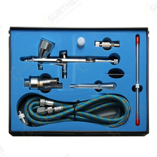 9cc Dual Action 3 Airbrush Air Compressor Kit Craft Cake Paint Art Sprayer 9cc Dual Action 3 Airbrush Air Compressor Kit Craft Cake Paint Art Sprayer