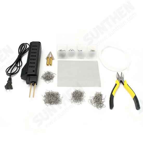 AC 220V Hot Stapler Bumper Fender Fairing Welding Machine Welding Tool Plastic Repair Kit