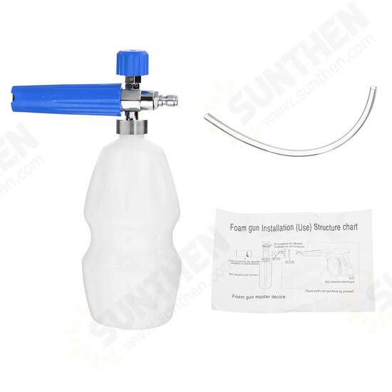 Adjustable Snow Foam Lance Washer Soap PA Washing Gun Jet Wash Tool 1/4 Inch Quick Release Adjustable Snow Foam Lance Washer Soap PA Washing Gun Jet Wash Tool 1/4 Inch Quick Release