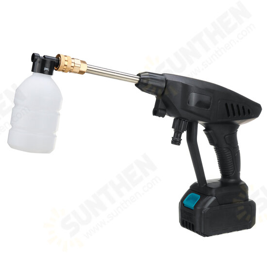 Cordless High Pressure Washer Car Washing Mahine Water Spraying Guns W/ 1/2pcs 68000mAh/88000mAh Battery