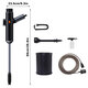 Display Portable Cordless High Pressure Washer Machine USB Rechargeable Electric Car Washing Water Sprayer Guns Auto Wash Foam Guns