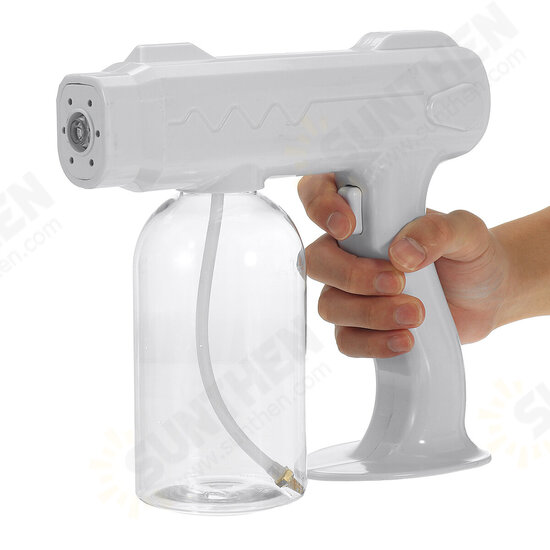 Electric Spray Guns Spray Machine Wireless Electric Sanitizer 800ML Sprayer Disinfects Blue Light Steam Spray Guns