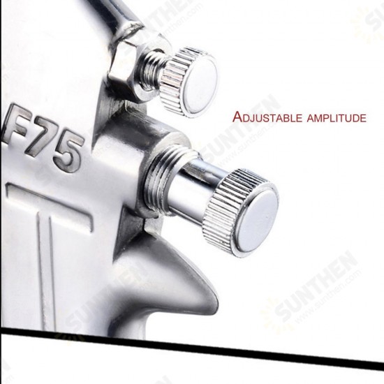 F75 400ML Pneumatic Spray Airbrush Sprayer Alloy Painting Atomizer Airbrush Tool With Hopper For Cars Furniture F75 400ML Pneumatic Spray Airbrush Sprayer Alloy Painting Atomizer Airbrush Tool With Hopper For Cars Furniture