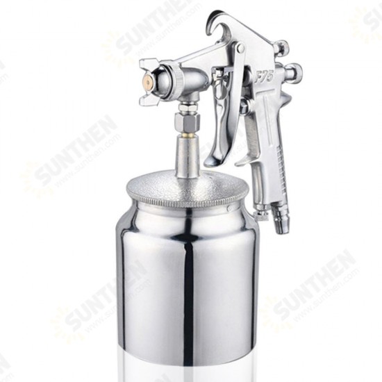 F75 400ML Pneumatic Spray Airbrush Sprayer Alloy Painting Atomizer Airbrush Tool With Hopper For Cars Furniture