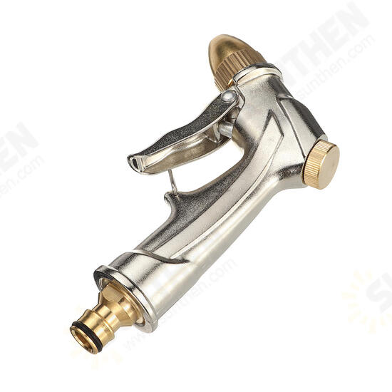 High Pressure G-un Brass Hose Pipe Nozzle Water G-un Sprayer Garden Washing