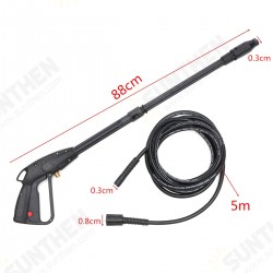High Pressure Lance Trigger Gun Adjustable Nozzle And 5m Hose for Washer Karcher
