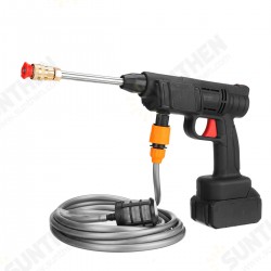 High Pressure Washer Wireless Car Washine Machine Water Spray Guns W/ 1/2pcs Battery