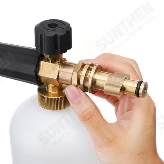 Adjustable Foam Cannon 1 Liter Bottle Snow Foam Lance for SPX Series Electric Pressure Washers