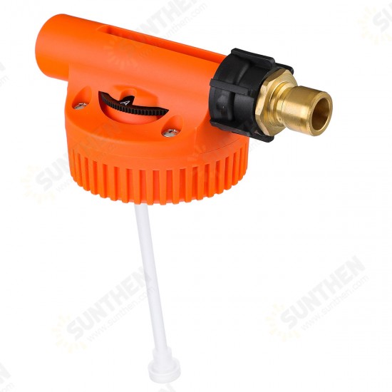 Car Foam Gun Foam and Adjustable Car Wash Sprayer with Adjustment Ratio Dial Foam Sprayer Fit Garden Hose for Car Home Cleaning and Garden Use 0.23 Gallon Bottom