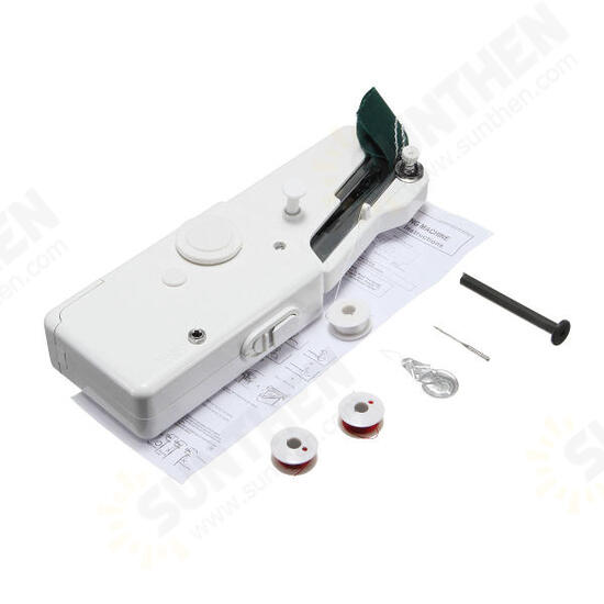 Portable Mini Electric Handheld Sewing Machine Handy Stitch DIY Sewing