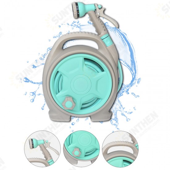 Portable Watering Irrigation Garden Water Spray Car Washing Hose Pipe Reel