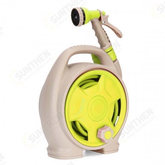 Portable Watering Irrigation Garden Water Spray Car Washing Hose Pipe Reel