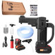 Rechargable High Pressure Car Washer Cleaning Wand Nozzle Spray Guns Flow Controls Tool W/ Filter Water Inlet