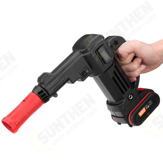 Rechargable High Pressure Car Washer Cleaning Wand Nozzle Spray Guns Flow Controls Tool W/ Filter Water Inlet