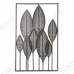 Rectangle Metal Wall Art Hanging Iron Sculpture Leaf Home Hotel Decor 53x84.5cm Rectangle Metal Wall Art Hanging Iron Sculpture Leaf Home Hotel Decor 53x84.5cm