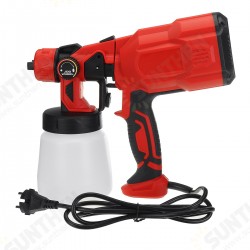 Removable Electric Paint Spray Guns High Pressure Gravity Feed Kit Speed Regulator Paint Tools Primer Sprayer 2m Cord Cable