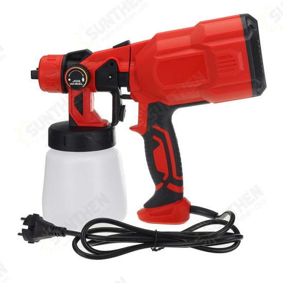 Removable Electric Paint Spray Guns High Pressure Gravity Feed Kit Speed Regulator Paint Tools Primer Sprayer 2m Cord Cable