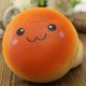 10CM Cute Smiling Expression Kawaii Squishy Bread Keychain Bag Phone Charm Strap