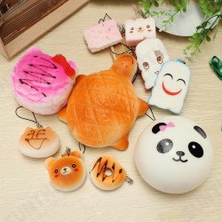 10PCS Squishy Jumbo Large Mini Random Bun Toast Cake Biscuit Collection Phone Straps Gift Decor Toy 10PCS Squishy Jumbo Large Mini Random Bun Toast Cake Biscuit Collection Phone Straps Gift Decor Toy
