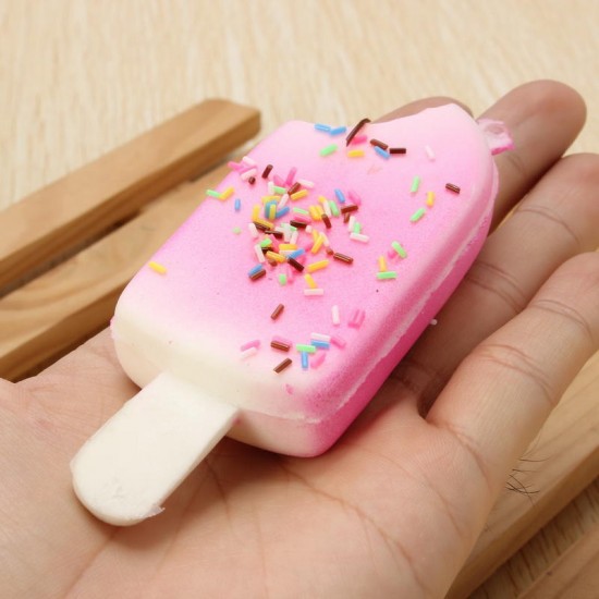 11cm Ice Lolly Popsicle Squishy Charm PU Phone Strap Decor Random Color Gift
