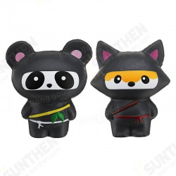 14cm Cute Jumbo Squishy Ninja Cat Fox Panda Scented Super Slow Rising Kids Toy Gift 14cm Cute Jumbo Squishy Ninja Cat Fox Panda Scented Super Slow Rising Kids Toy Gift