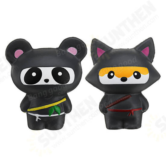 14cm Cute Jumbo Squishy Ninja Cat Fox Panda Scented Super Slow Rising Kids Toy Gift