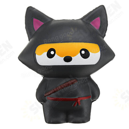 14cm Cute Jumbo Squishy Ninja Cat Fox Panda Scented Super Slow Rising Kids Toy Gift