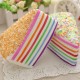 14x9x8cm Squishy Rainbow Cake Simulation Super Slow Rising Fun Gift Toy Decoration