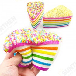 14x9x8cm Squishy Rainbow Cake Simulation Super Slow Rising Fun Gift Toy Decoration 14x9x8cm Squishy Rainbow Cake Simulation Super Slow Rising Fun Gift Toy Decoration