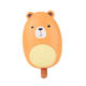 16.5*10cm Squishy Slow Rebound Animal Expression Ice Cream With Packaging Cute Toys Gift