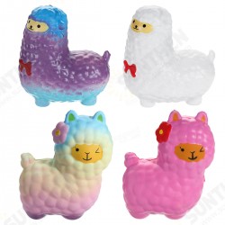 16CM Jumbo Squishy Cute Alpaca Galaxy Super Slow Rising Scented Fun Animal Toys 16CM Jumbo Squishy Cute Alpaca Galaxy Super Slow Rising Scented Fun Animal Toys