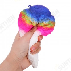 19cm Jumbo Squishy Ice Cream Multicolor Slow Rising Soft Collection Gift Decor Toy 19cm Jumbo Squishy Ice Cream Multicolor Slow Rising Soft Collection Gift Decor Toy
