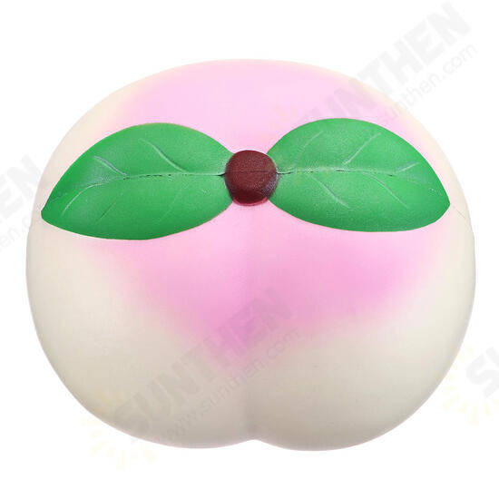 25*23CM Huge Squishy Dark Luminous Peach Super Slow Rising Fruit Toy With Original Packing