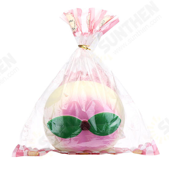 25*23CM Huge Squishy Dark Luminous Peach Super Slow Rising Fruit Toy With Original Packing