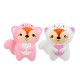 2PCS Amourie Meowpie Squishy Squirrel Slow Rising Animal 16cm Squeeze Gift Collection With Packing