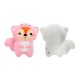 2PCS Amourie Meowpie Squishy Squirrel Slow Rising Animal 16cm Squeeze Gift Collection With Packing