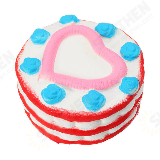 2PCS Jumbo Squishy Love Cake 12cm Slow Rising Collection Gift Decor Toy