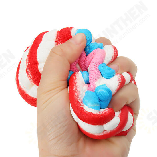 2PCS Jumbo Squishy Love Cake 12cm Slow Rising Collection Gift Decor Toy