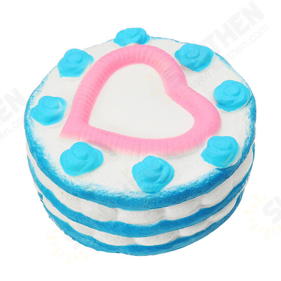 2PCS Jumbo Squishy Love Cake 12cm Slow Rising Collection Gift Decor Toy